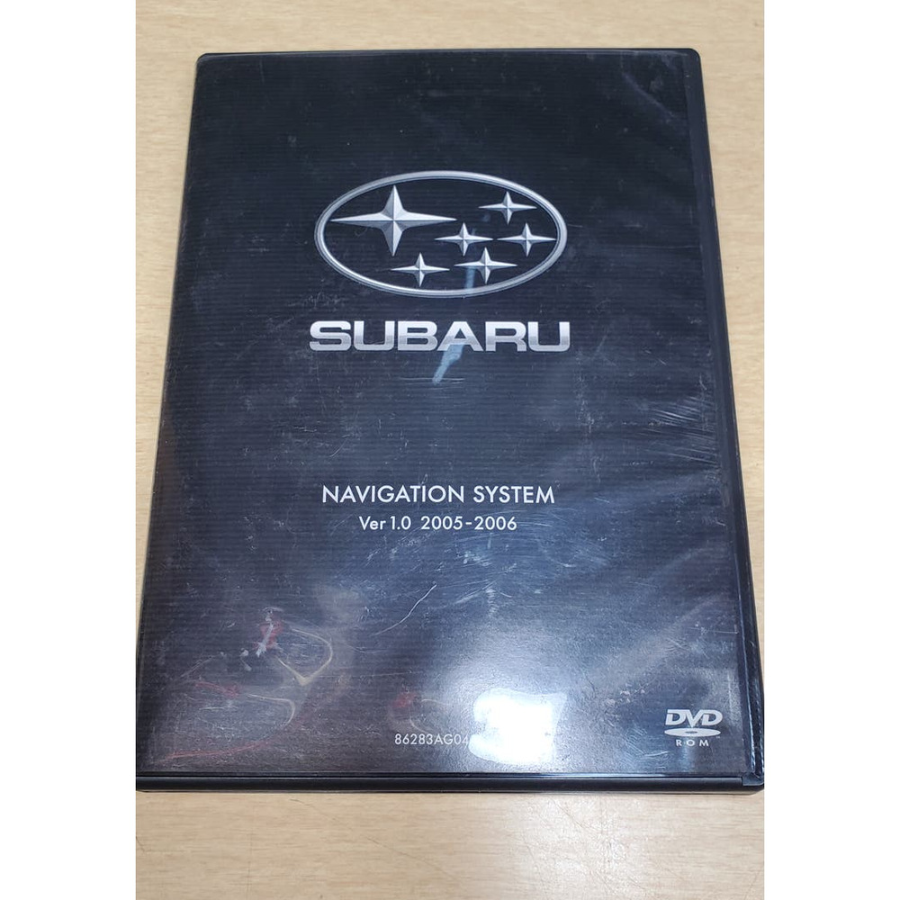 Subaru Denso OEM Navigation System DVD Disc Ver 1.0 2005-2006 West 86283AG04A